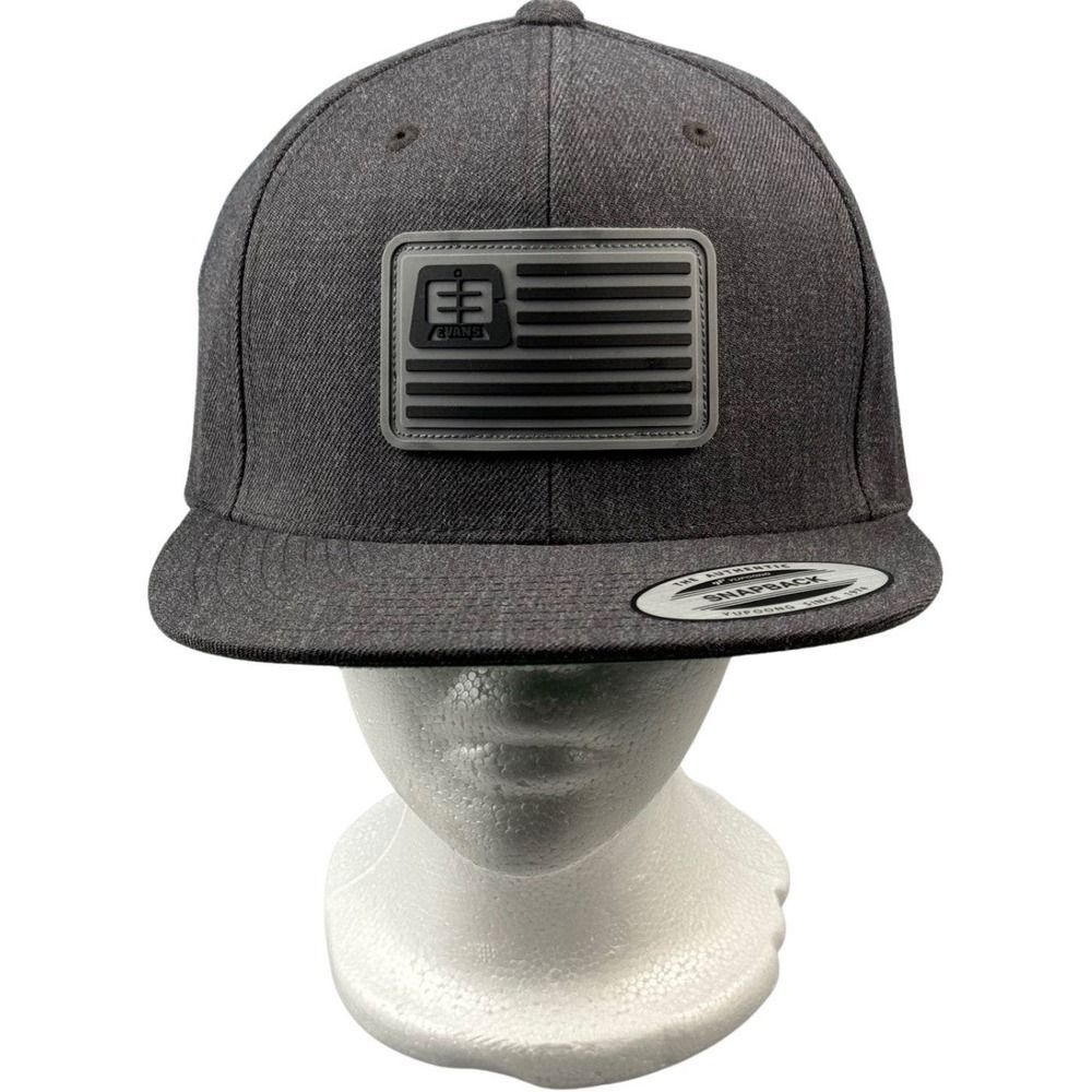 Sport-Tek Authentic Yupoong Adjustable Snapback Dark Grey Customized Hat Cap